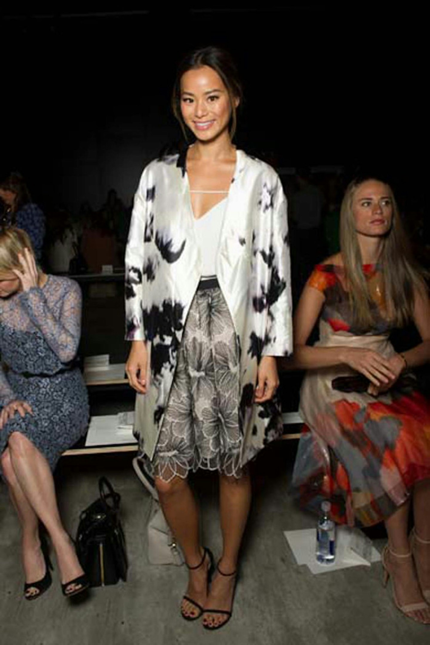 Jamie Chung at Lela Rose