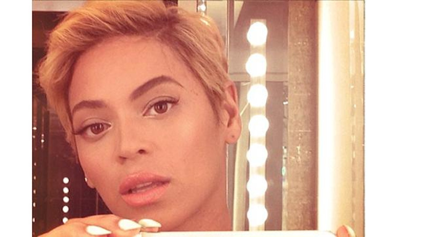 Beyonce posted the picture on Instagram this morning without a caption