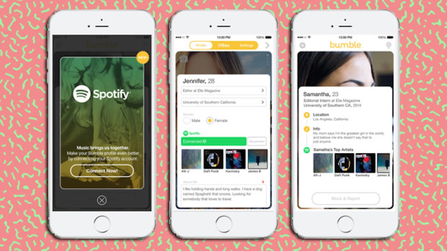 Bumble And Spotify Join Forces So You Can Avoid Dating Someone With Terrible Music Taste