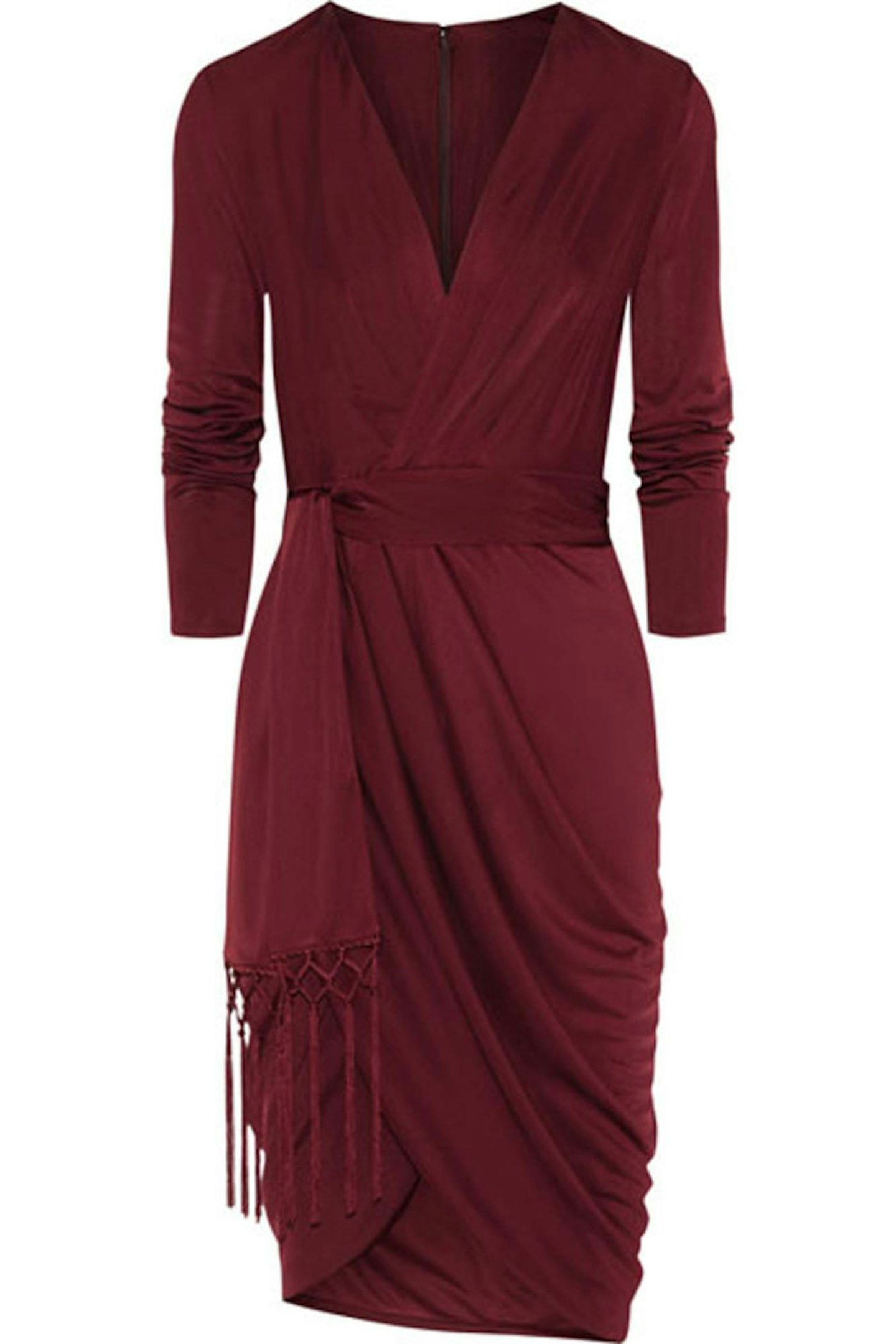 Red Satin Wrap Dress, £40, Altuzarra for Target at Net-a-Porter