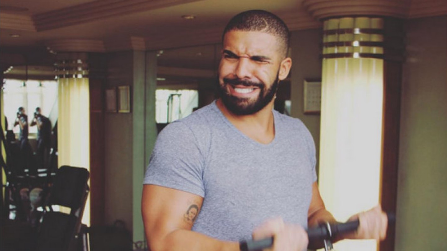 Drake workout face