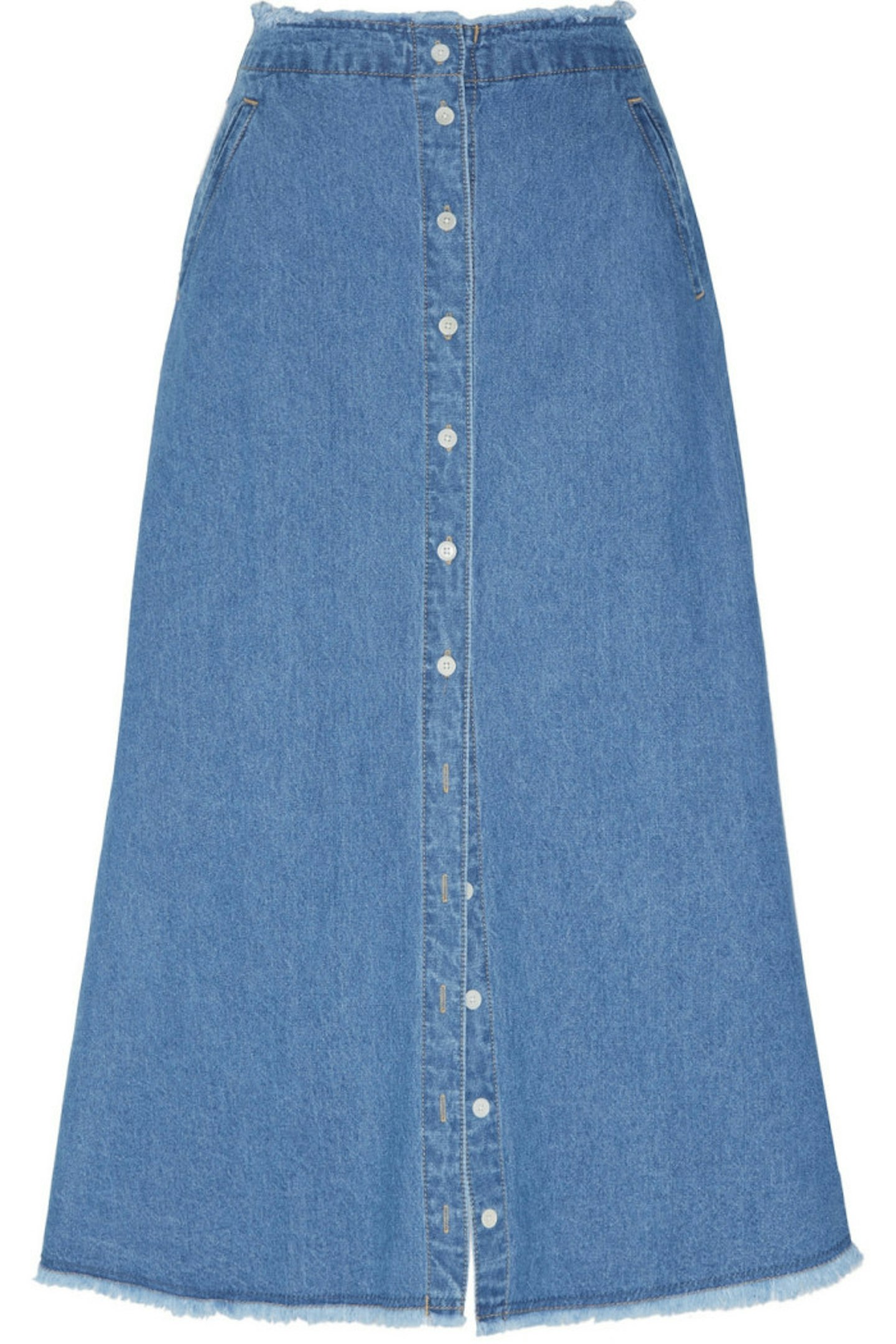 Steve J & Yoni P Denim Midi Skirt, £205.00