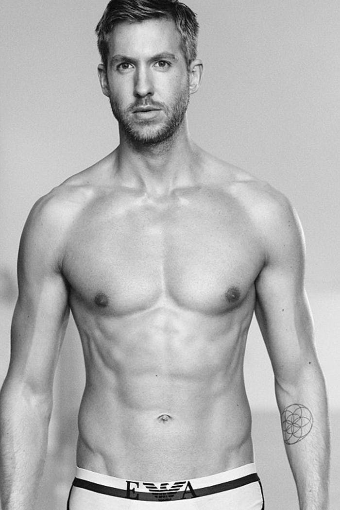 Blimey Calvin Harris Poses In His Pants For Emporio Armani