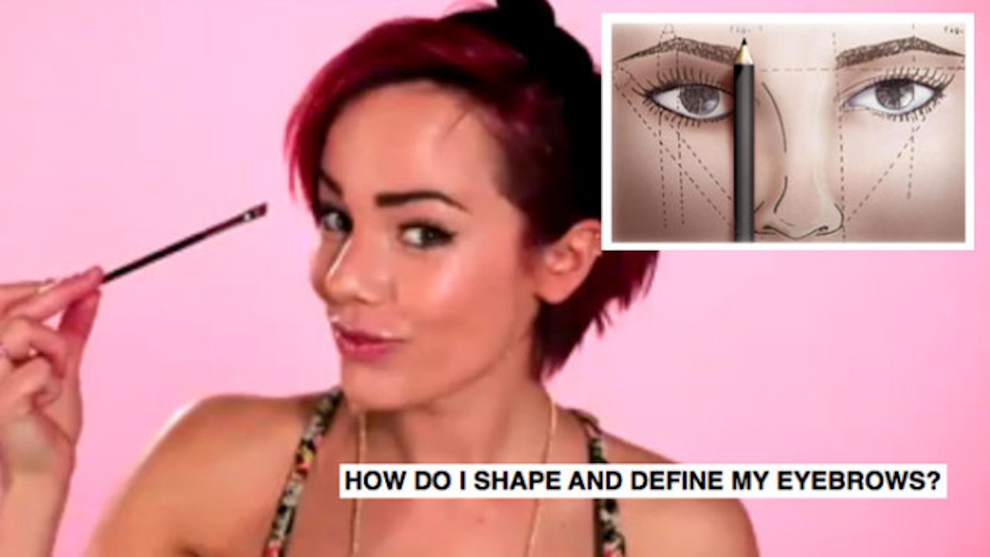 Beauty tutorial video: How to shape and define your eyebrows