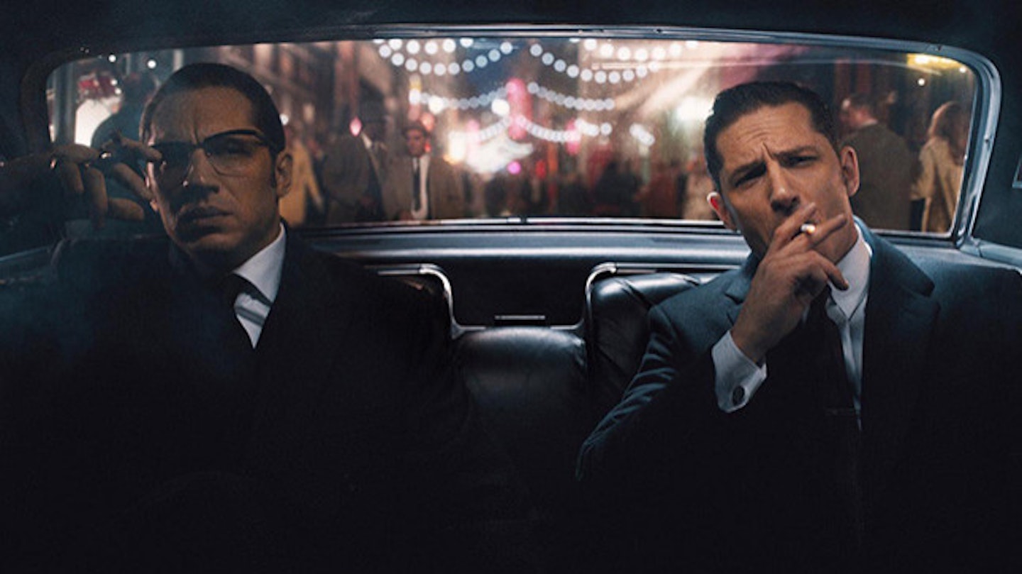 Tom as Ronnie and Reggie Kray in Legend