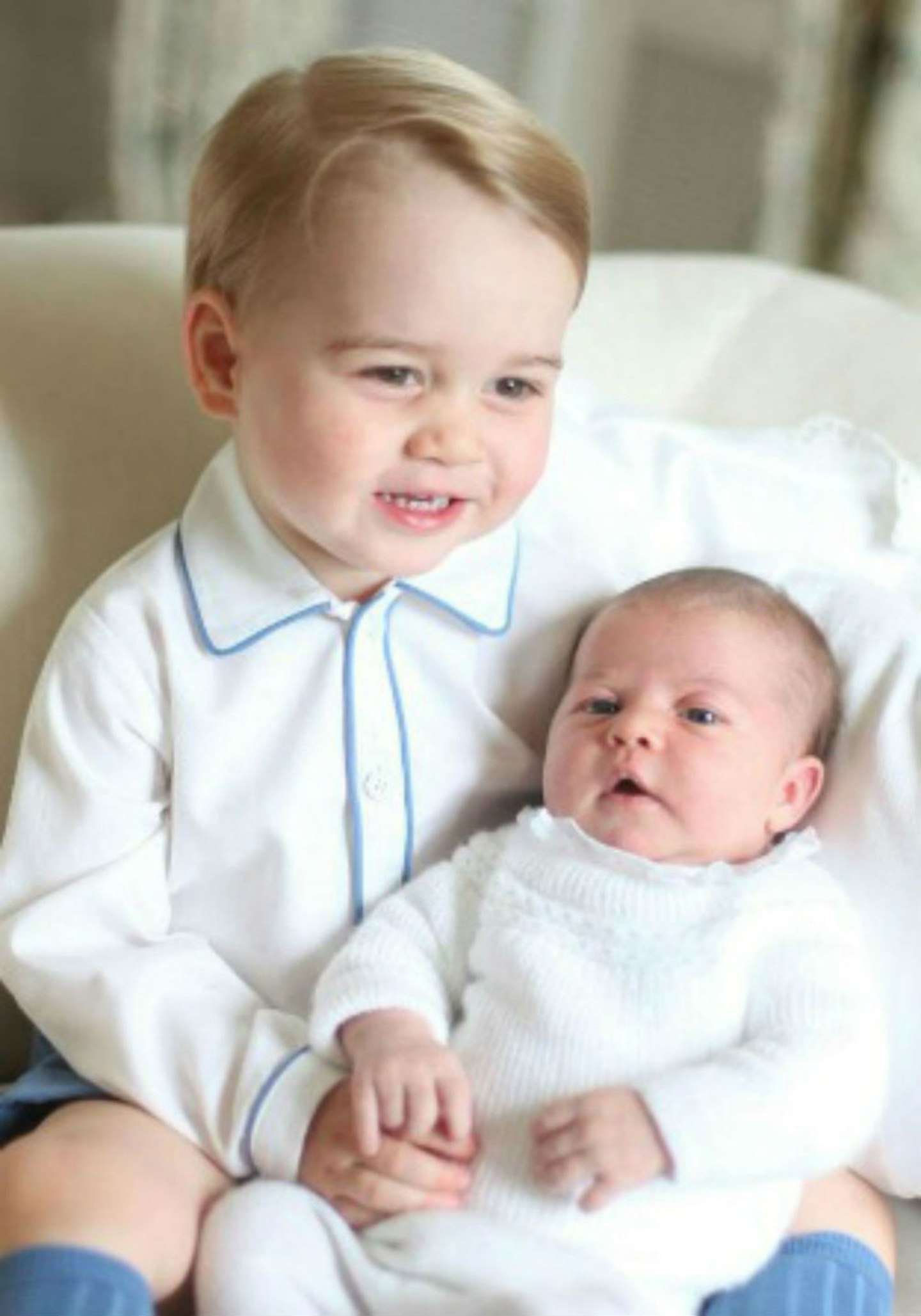 Princess Charlotte and older bro George