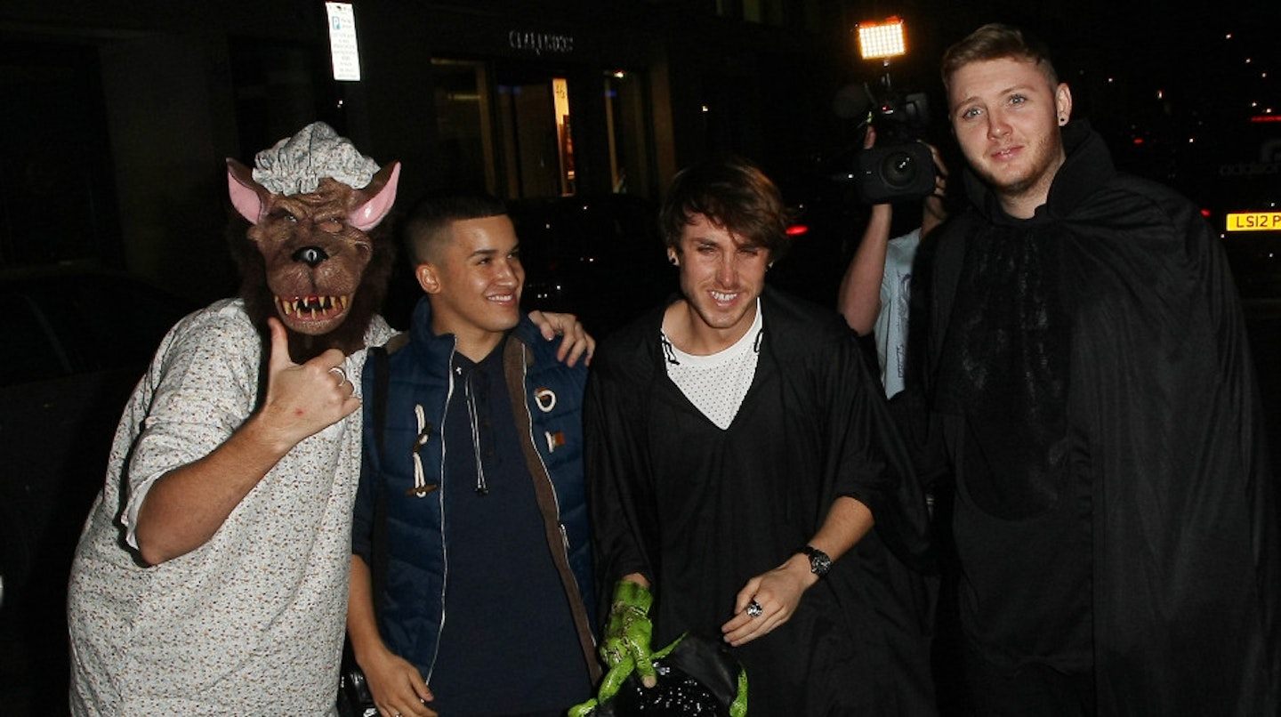Chris Maloney, Jahmene Douglas, Kye Sones and James Arthur, 2012