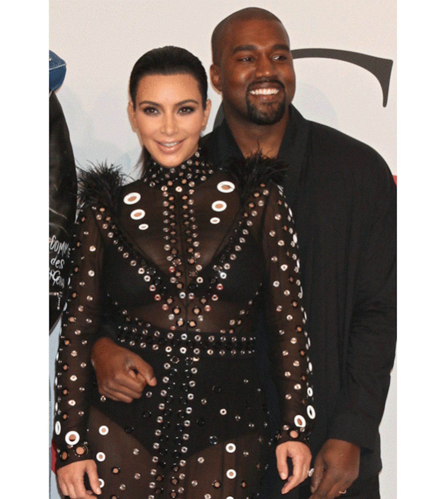 IT'S KIM - KIM'S THE ONLY THING THAT CHEERS KANYE UP!