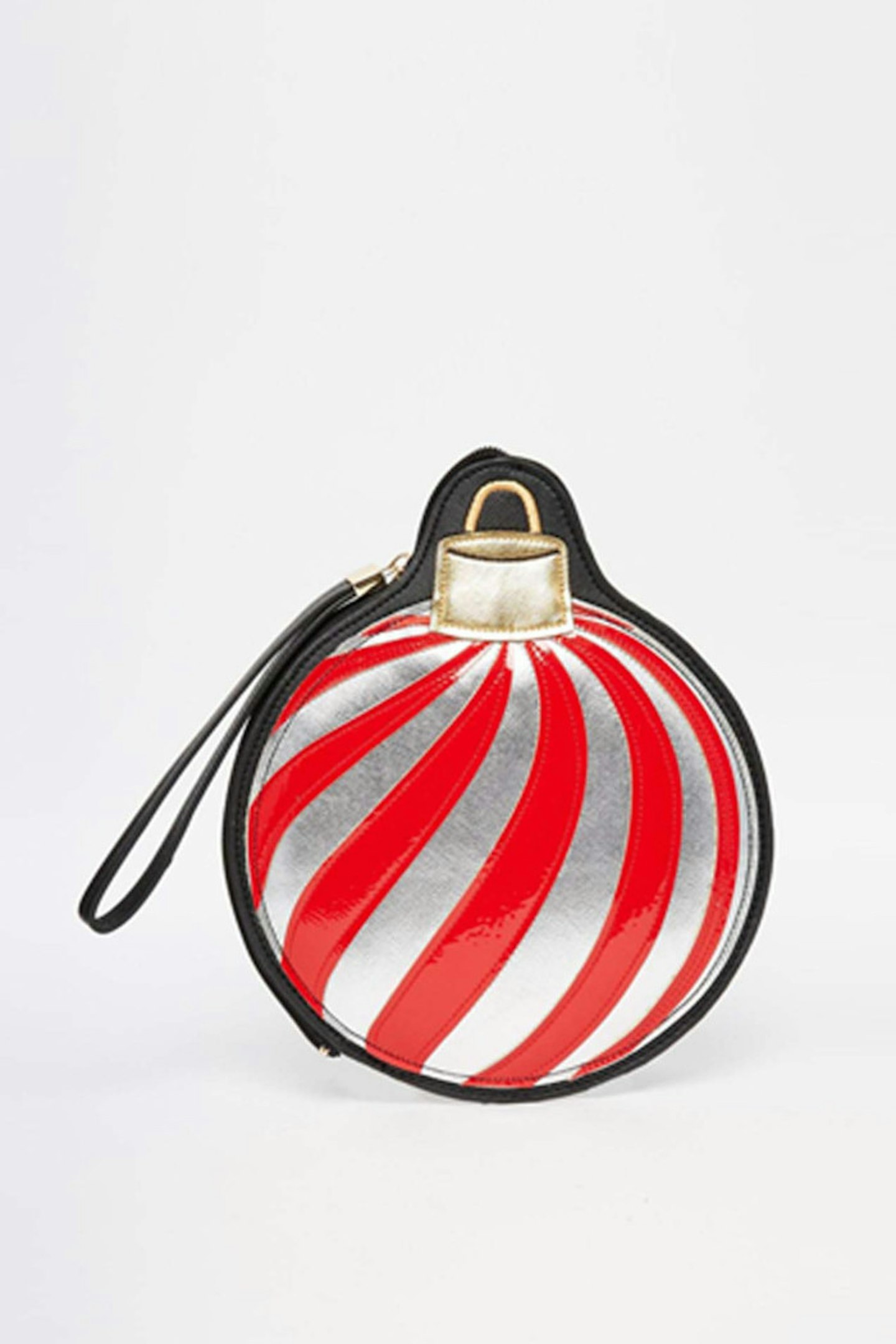 41. Candy stripe bauble clutch, £12.99, New Look at Asos