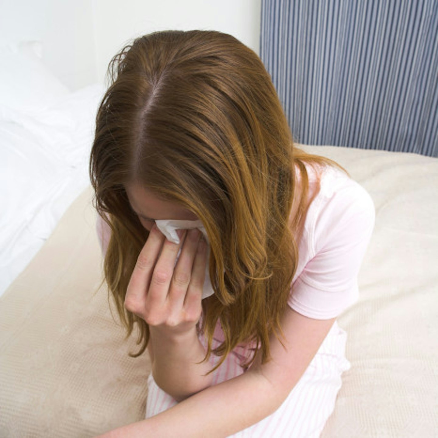 The young girl was left in tears after the assembly