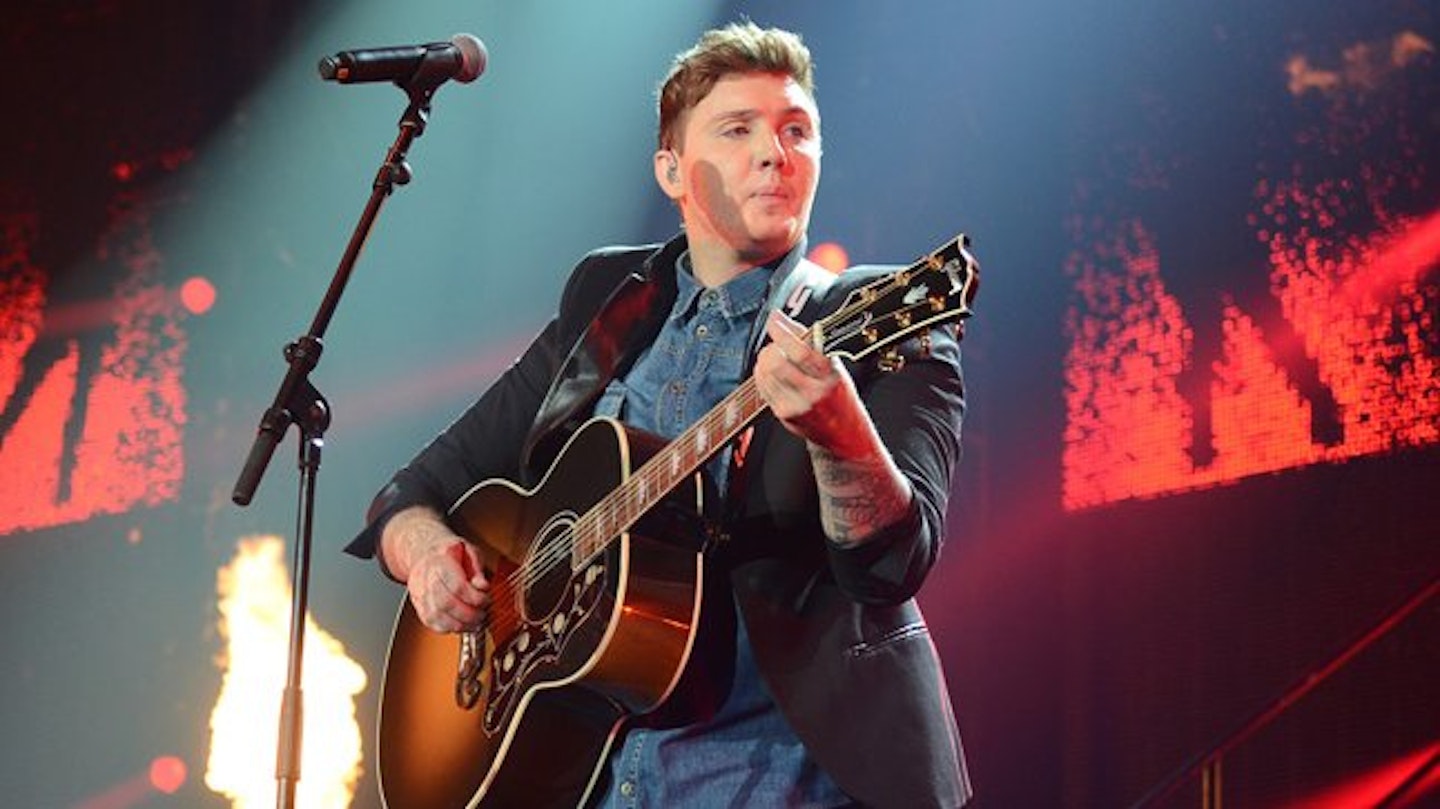 James shot to fame after winning the X Factor in 2012