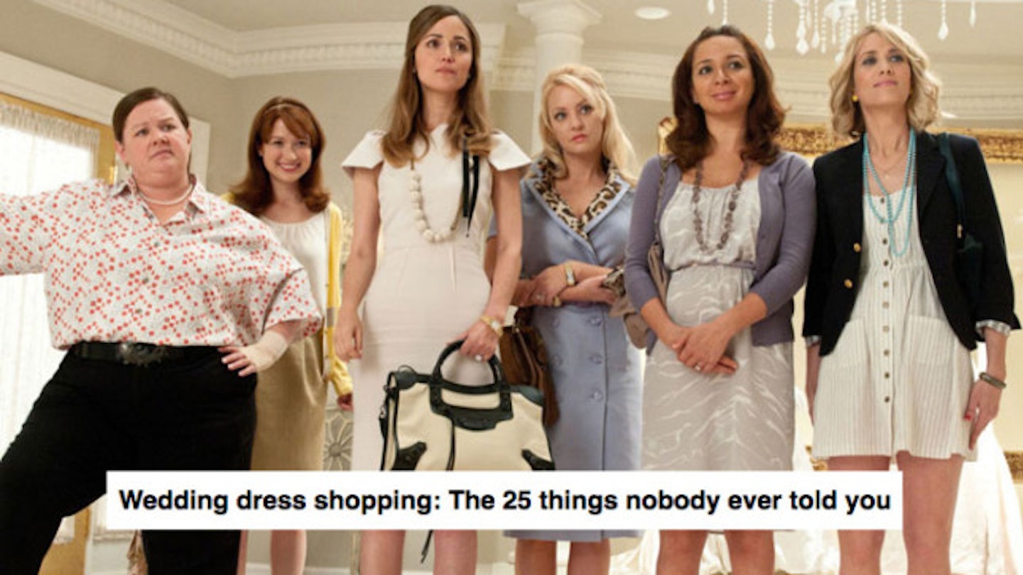 Wedding dress shopping: The 25 things nobody ever told you