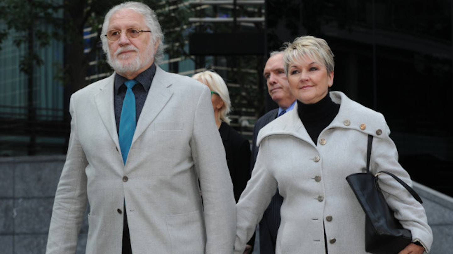 Dave Lee Travis and wife Marianne
