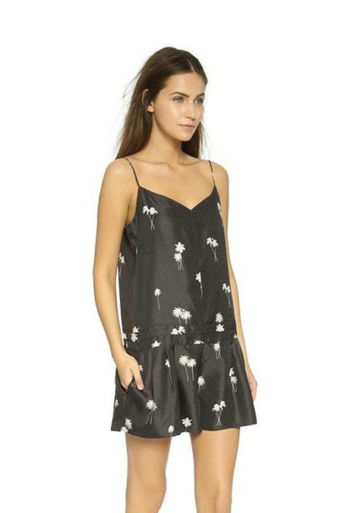 Going on holiday? Pack this perfect silk playsuit for the beach.