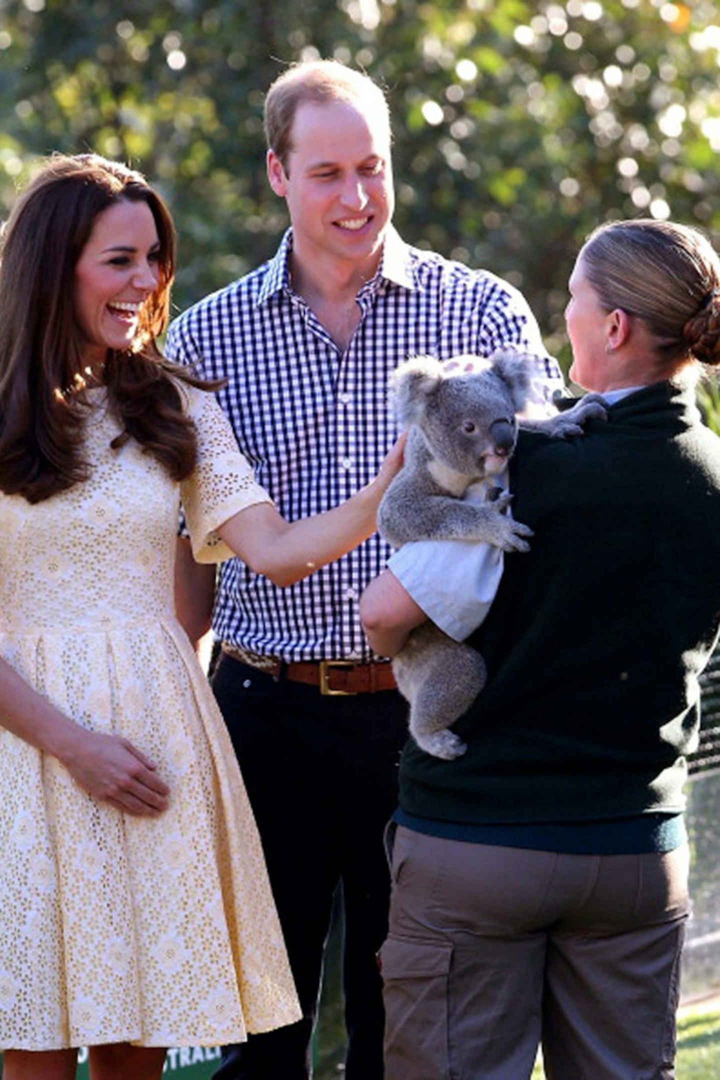 70-69. The couple meet the residents at Taronga Zoo in Sydney