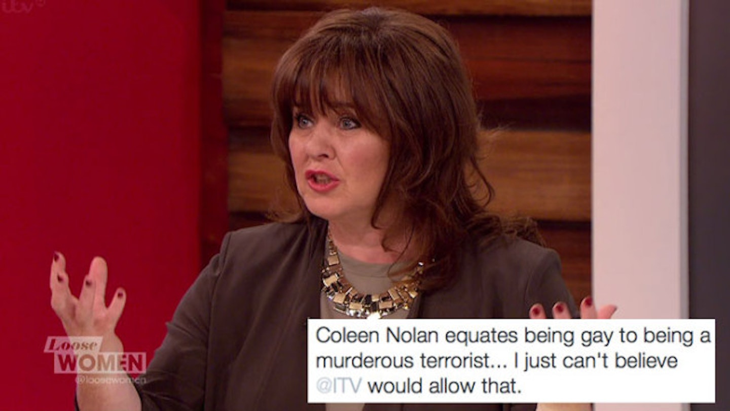 Loose Women viewers call for Coleen Nolan to be sacked after ‘homophobic’ comments