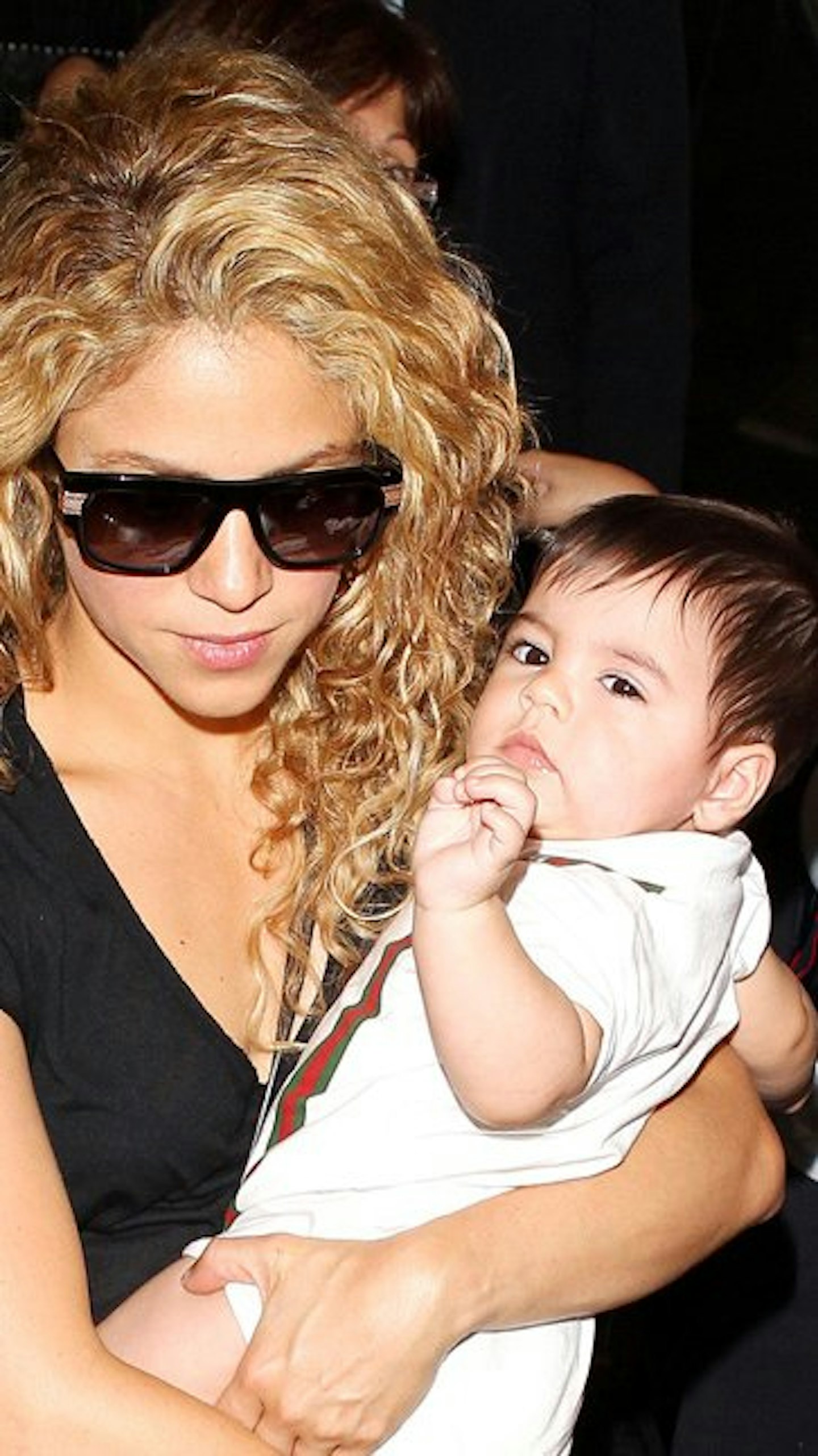Shakira with son, Milan