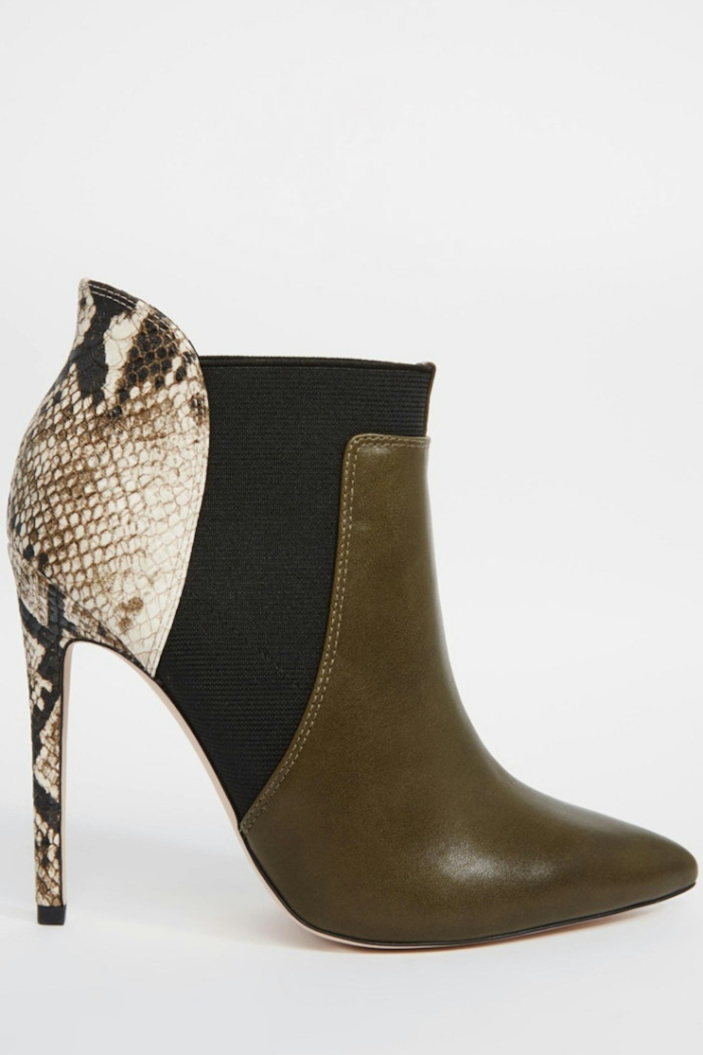 We love the python heel on this dreamy ankle boot from ASOS.