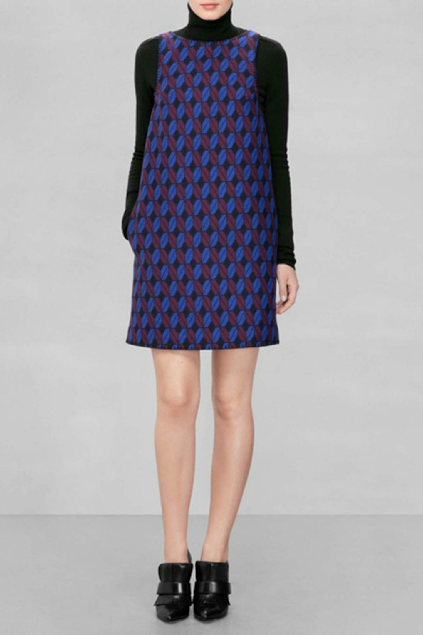 5. Graphic Jaquard Dress, £79, & Other Stories