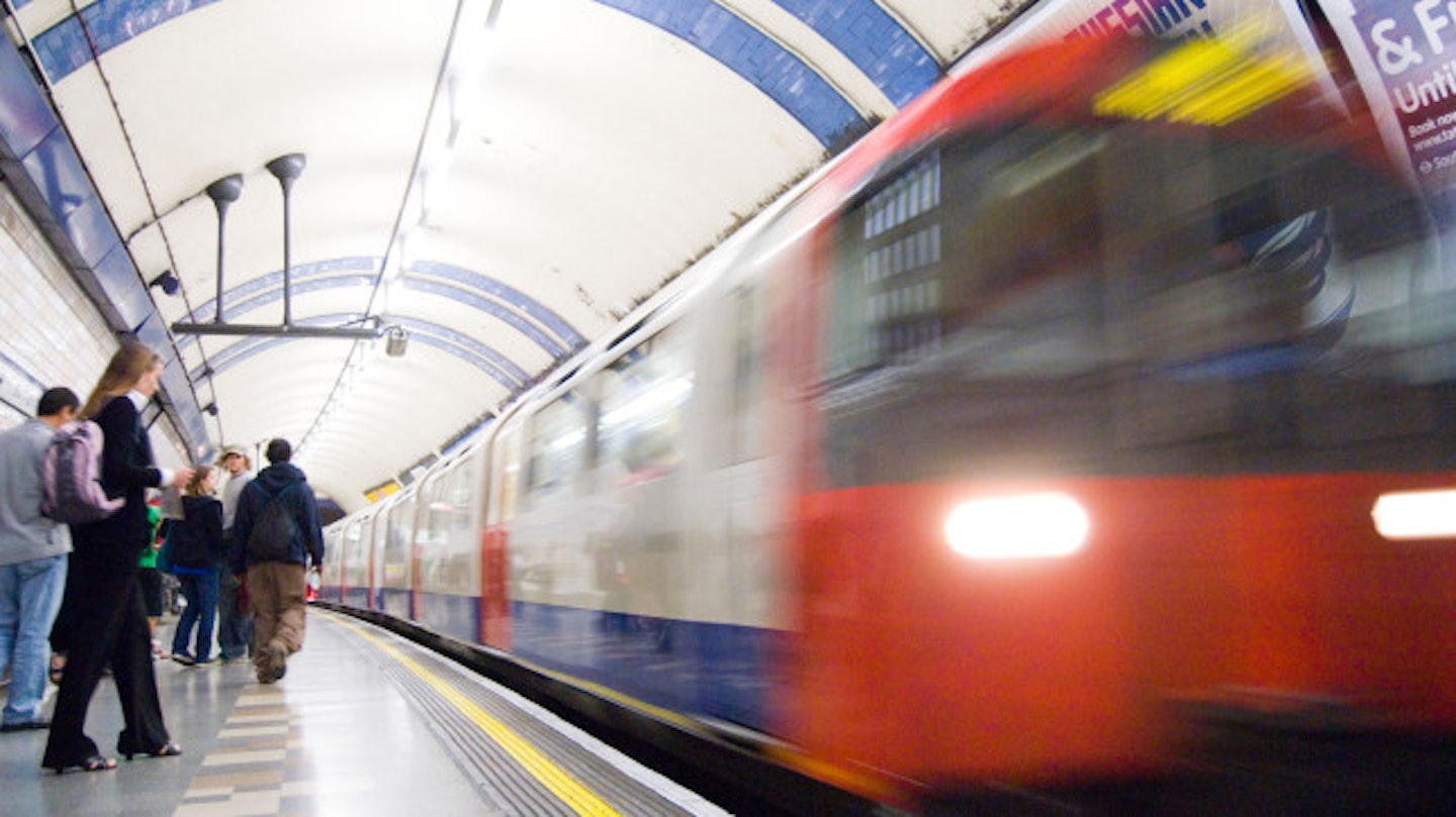 The woman was injured after falling on the tube