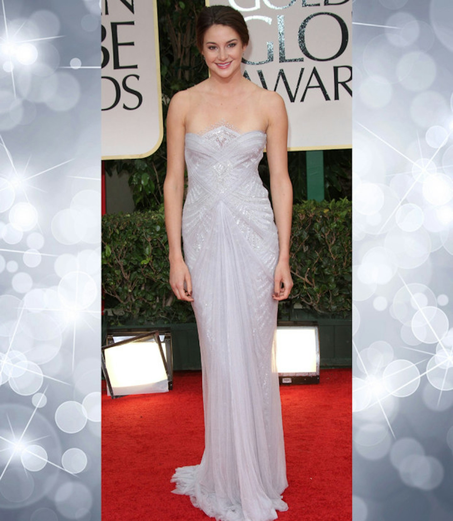 Shailene Woodley in Marchesa