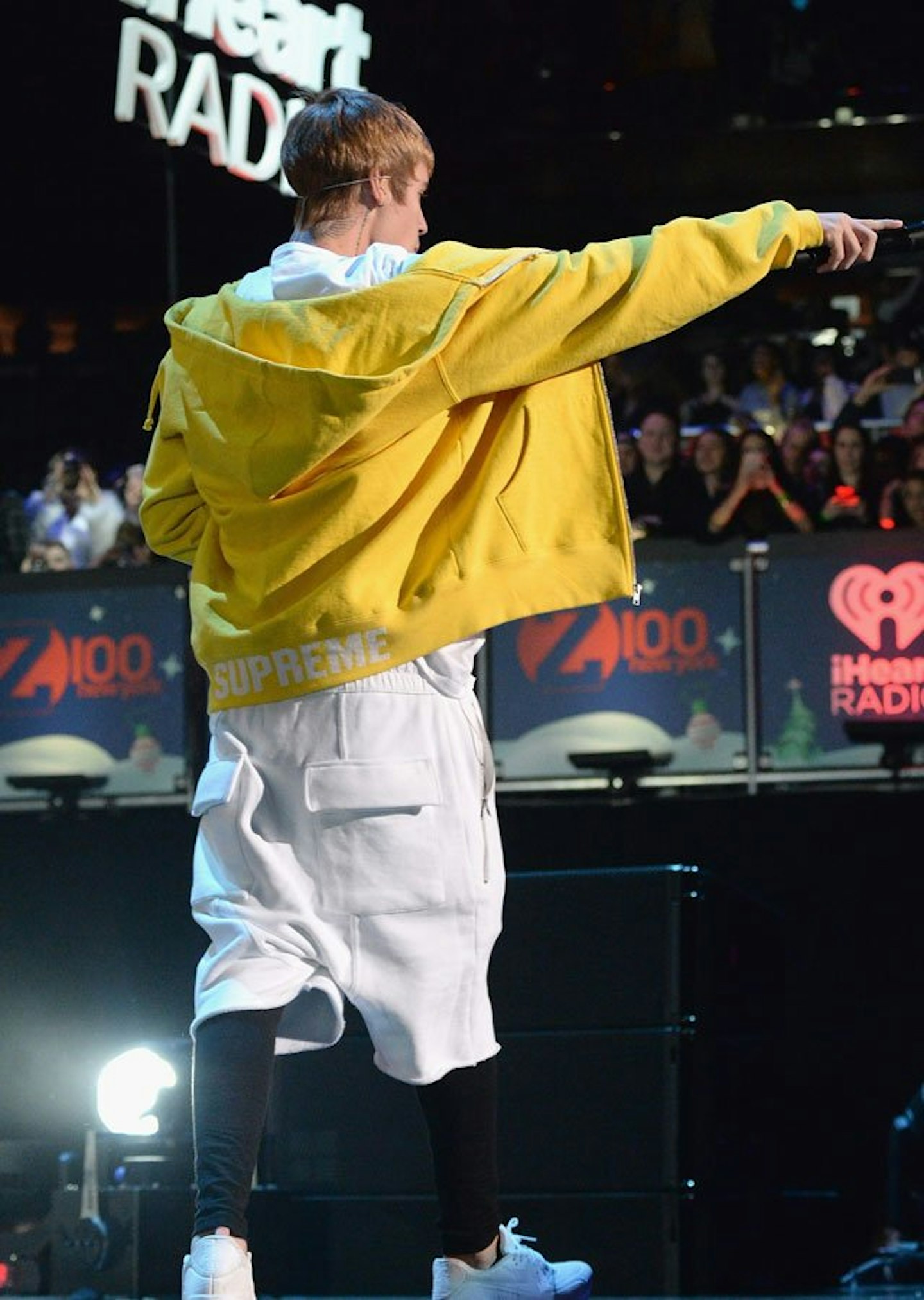 Justin Bieber Wears Louis Vuitton x Supreme Collection at British Summer  Time Concert