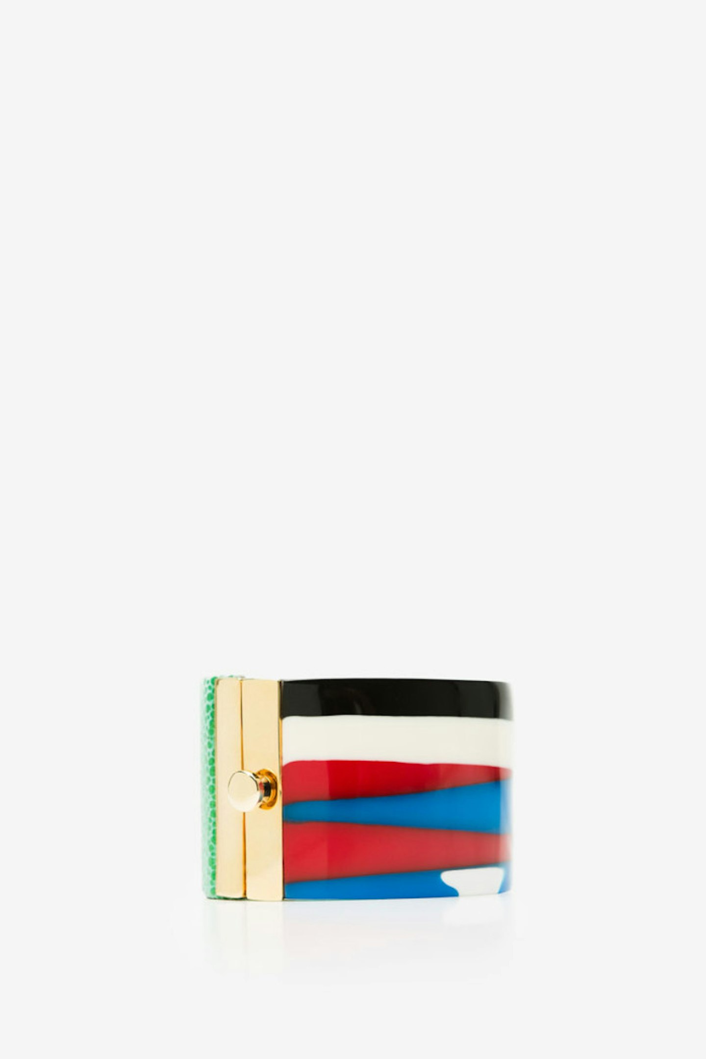 Add a pop of colour to your outfit with this fabulous cuff.