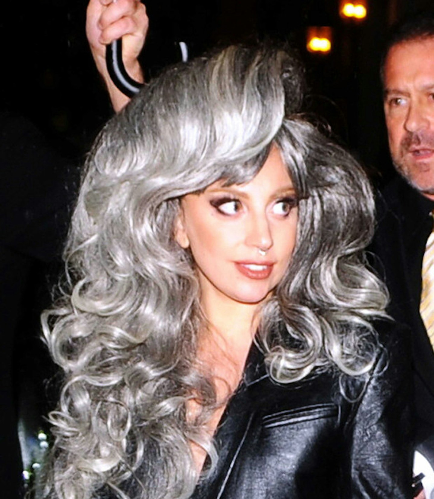 Lady gaga grey hair wig