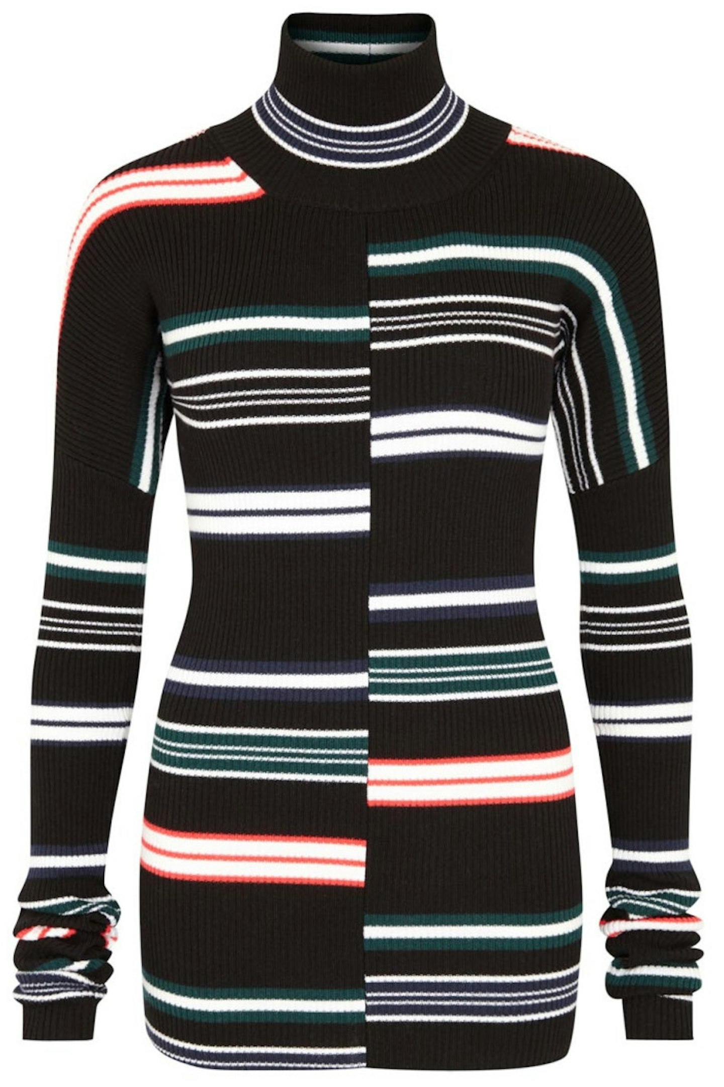 The striped roll neck