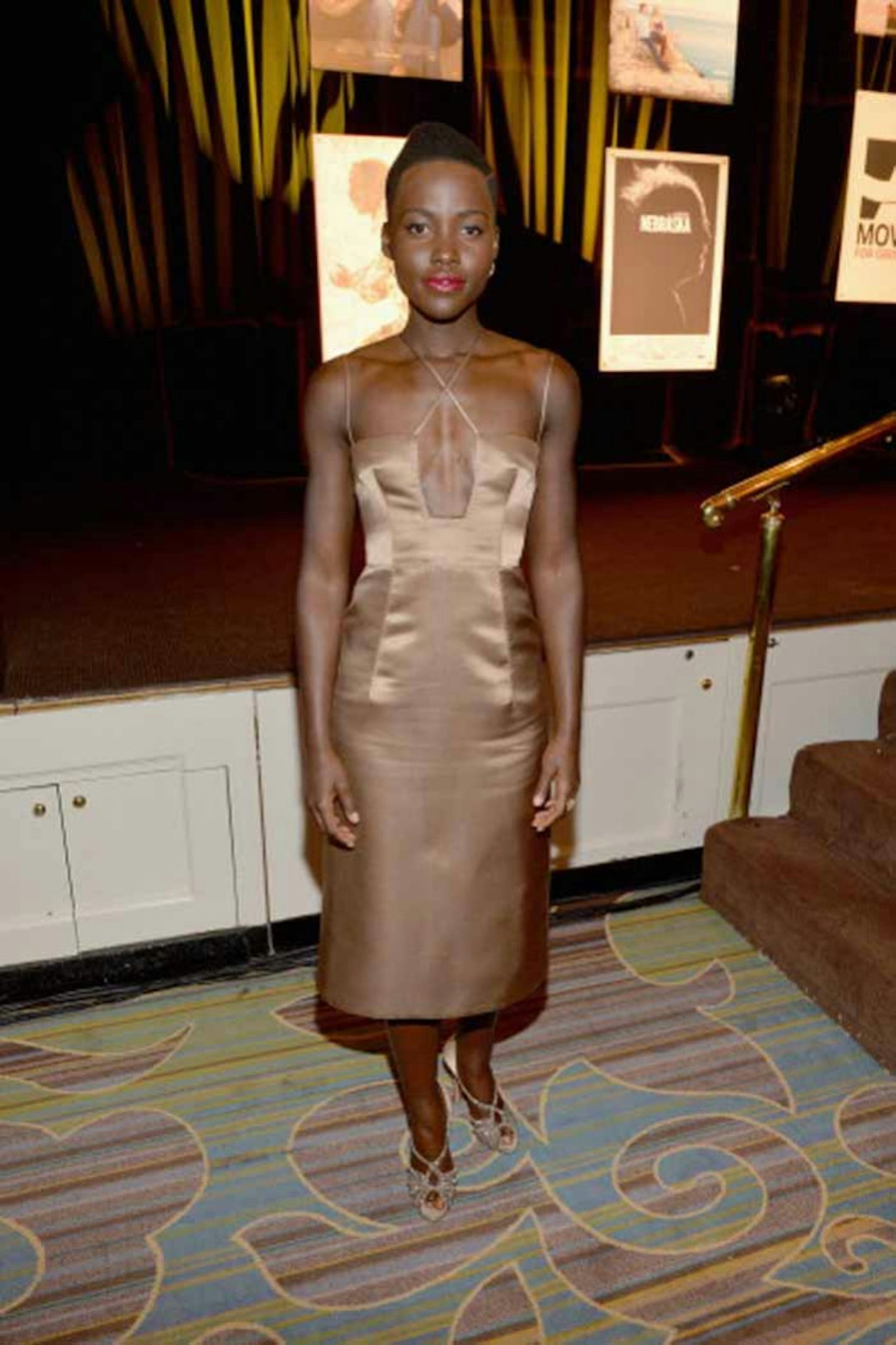 In Valentino Couture at the AARP Awards, February 2014
