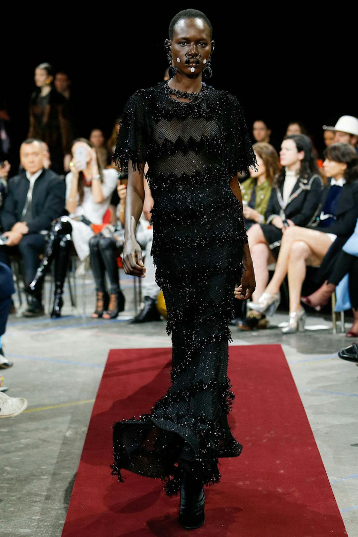 Will Sienna have a Givenchy moment? Minus the face jewels of course!