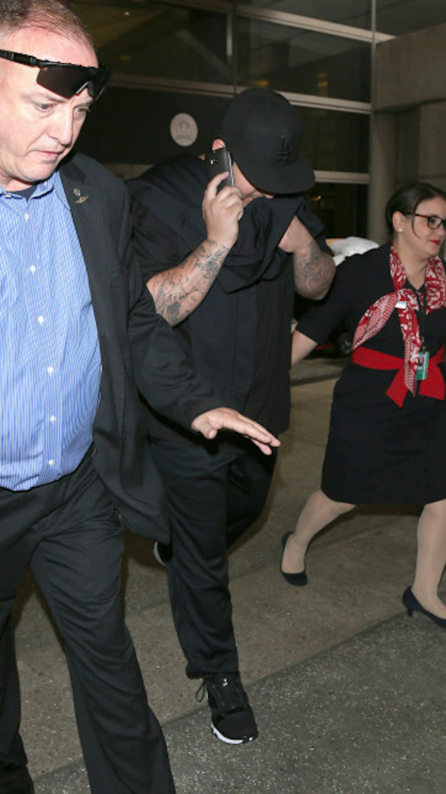 Rob kardashian at LAX airport