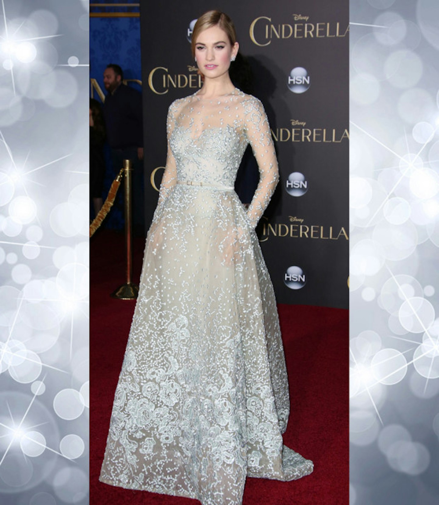 Cinderella filmgoers hit out over Lily James's tiny waist