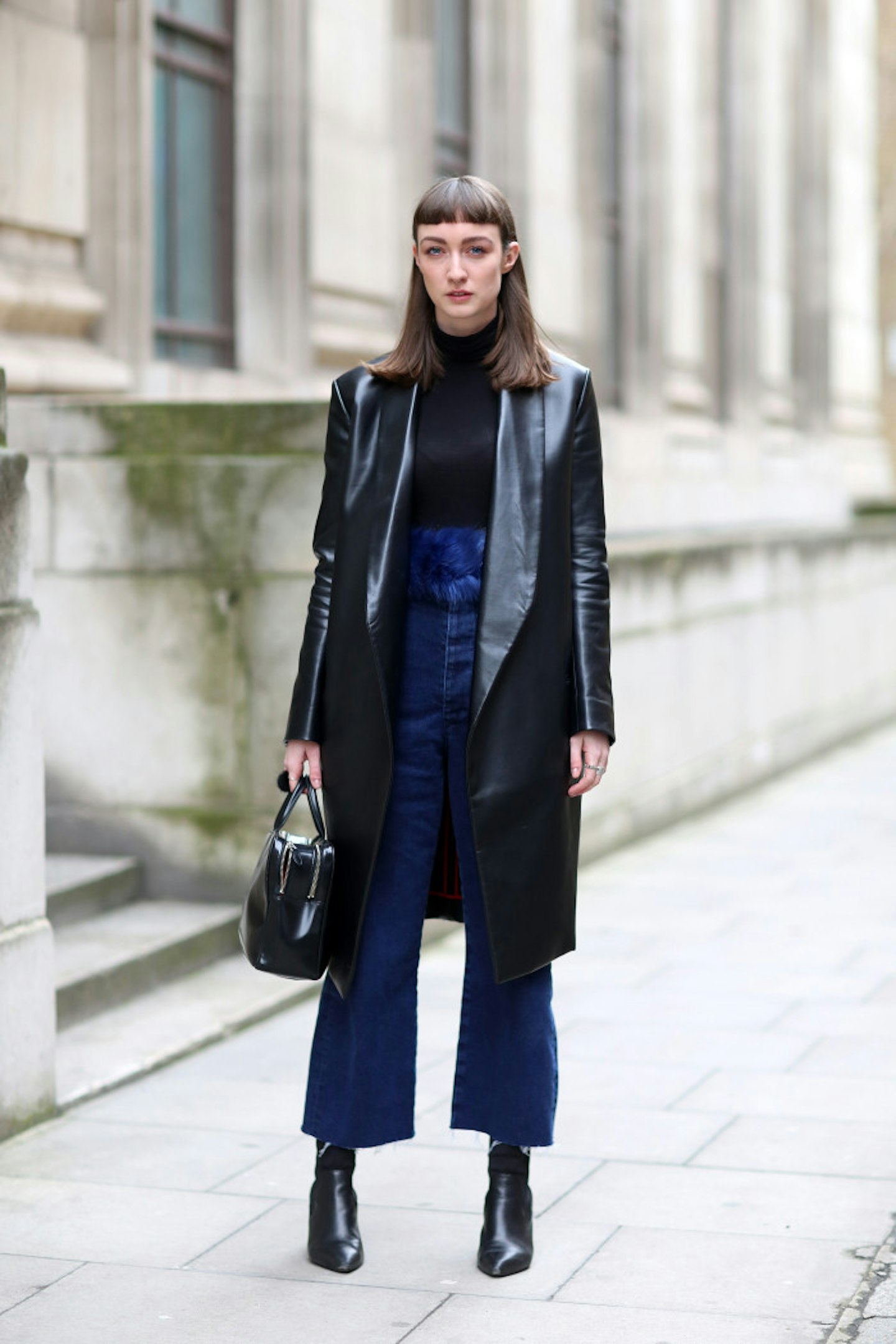 Street Style at London Fashion Week, February 2015 [Rex]