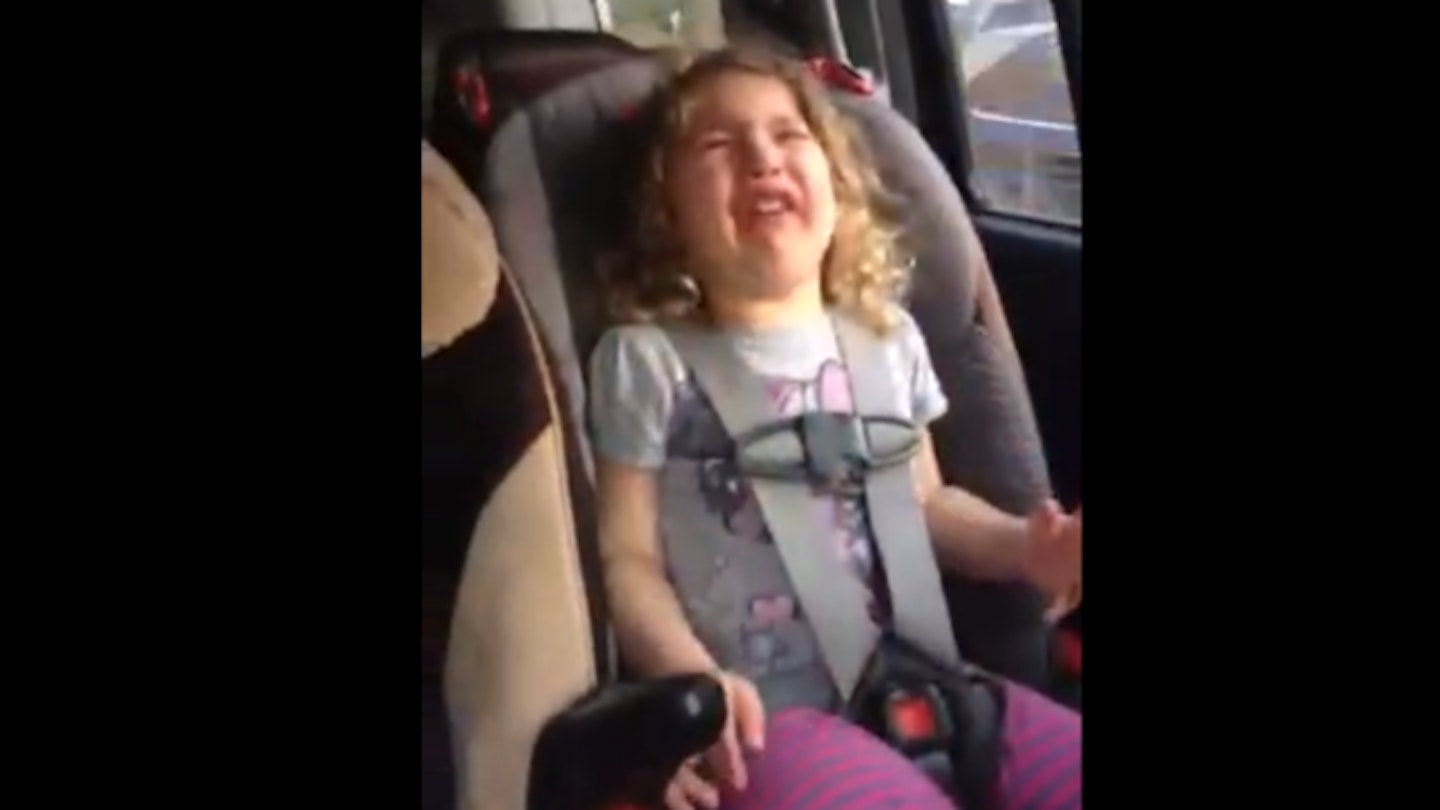 Video: This little girl DOES NOT want a brother