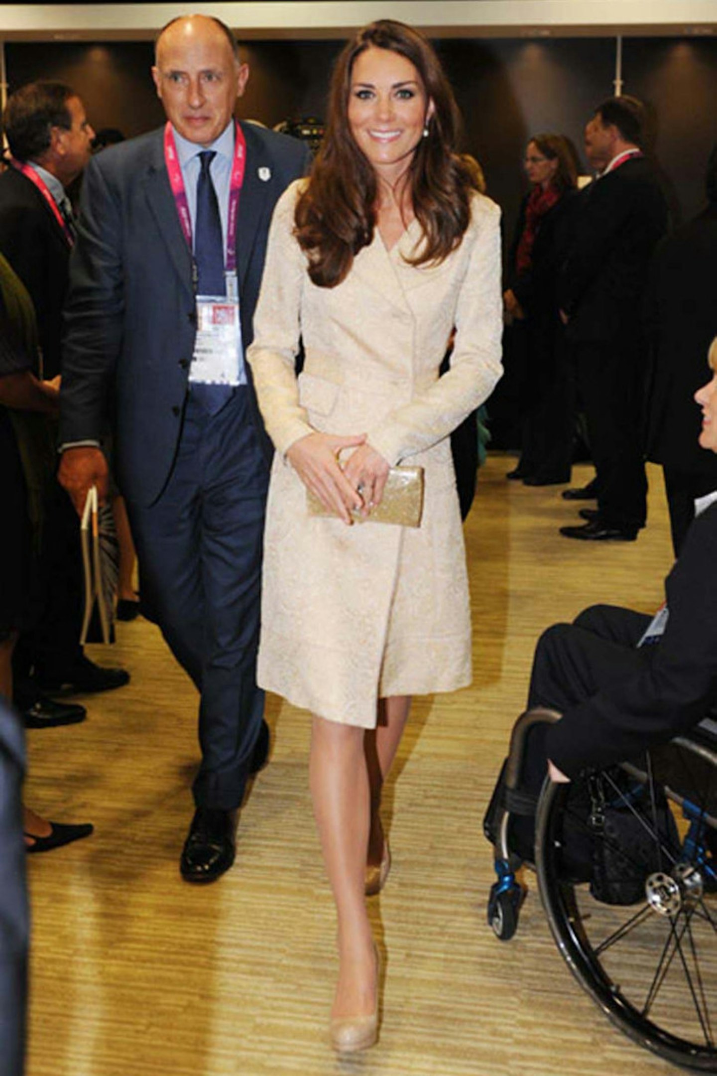 Kate Middleton wears Day Birger et Mikkelson, 2012 Paralympic Games Opening Ceremony, August 2012
