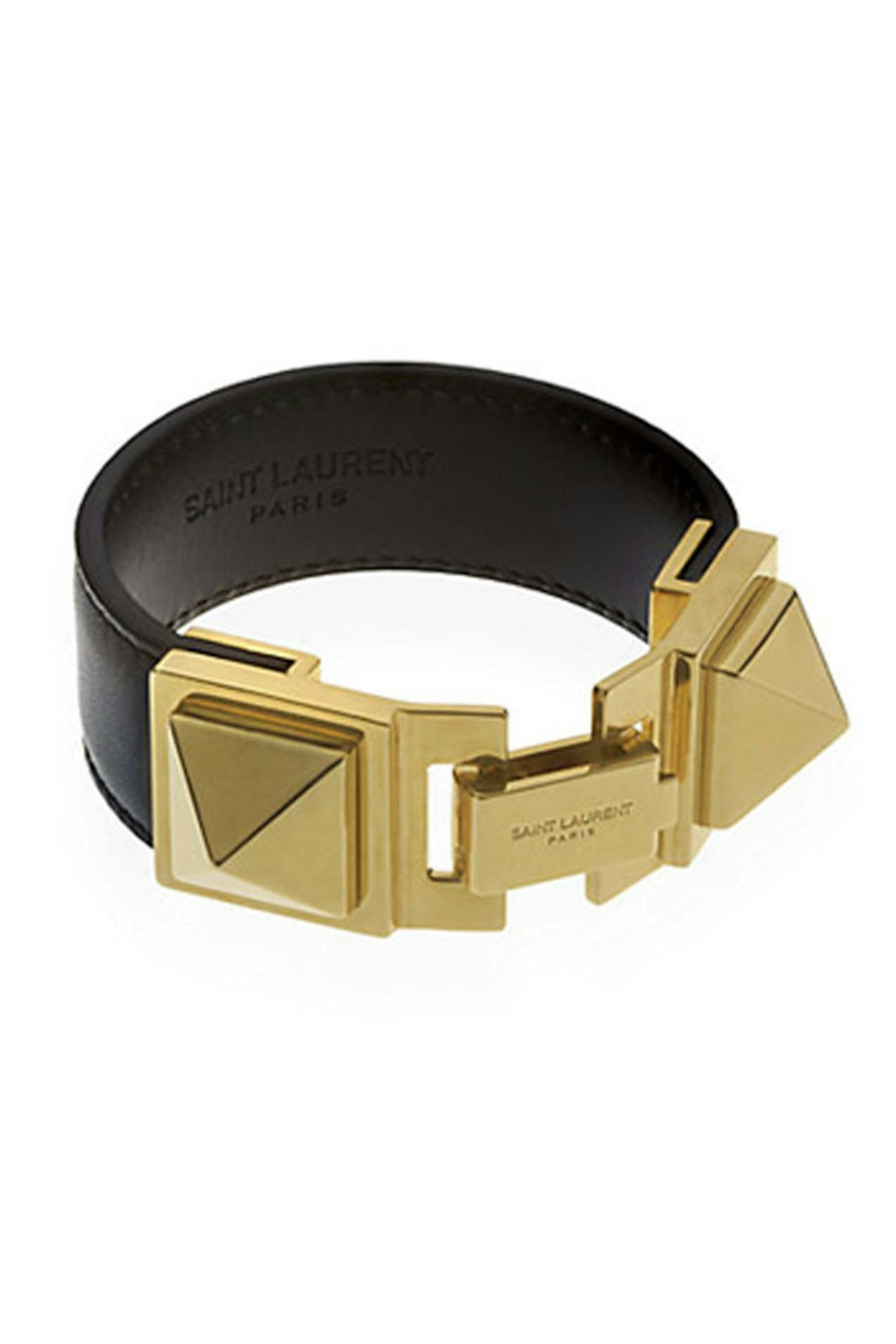 11. Black and gold bracelet, £345, Saint Laurent at Harrods