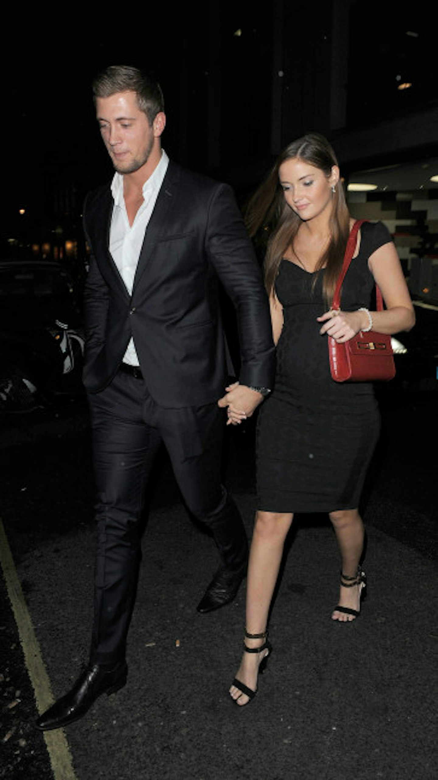 Dan with current girlfriend Jacqueline Jossa