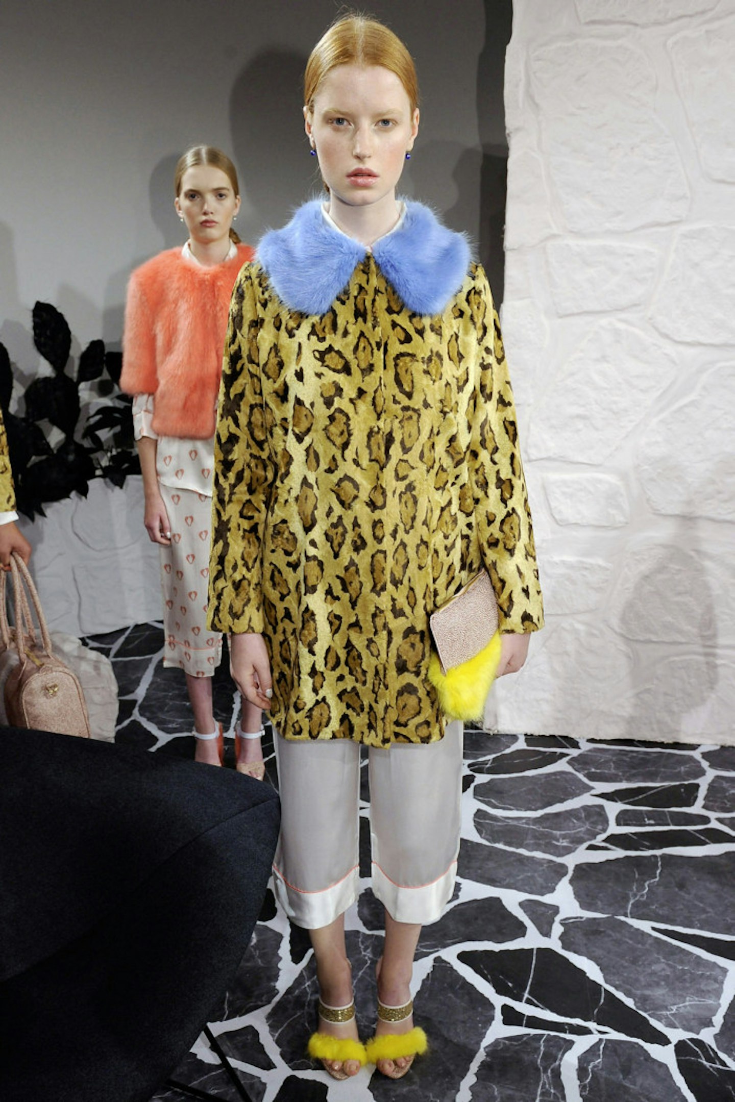 13. Pair PJ silks with faux fur – All the comfort of being home at Christmas, only applicable to the outside world! Insideru2019s favourite faux fur label Shrimps has now created pajamas (with specialists Poplin) and paired the two for a madcap but marvellous result.