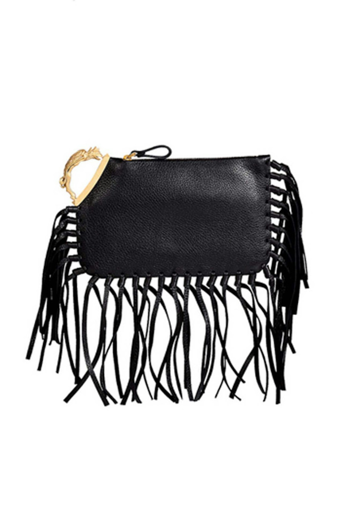 2. Zodiac fringe clutch, £975, Valentino at stylebop.com