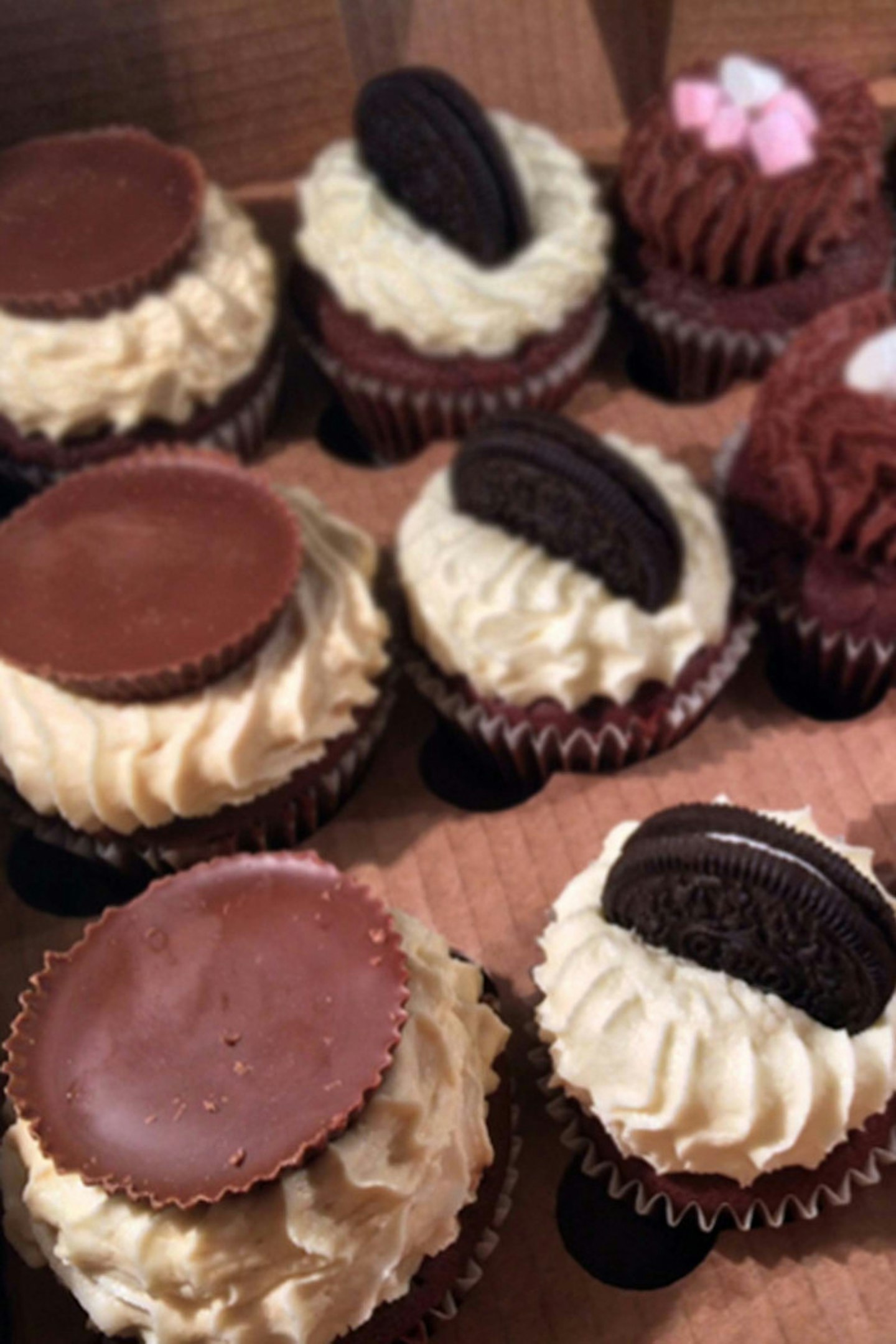 8. Peanut Butter Cup Cupcakes