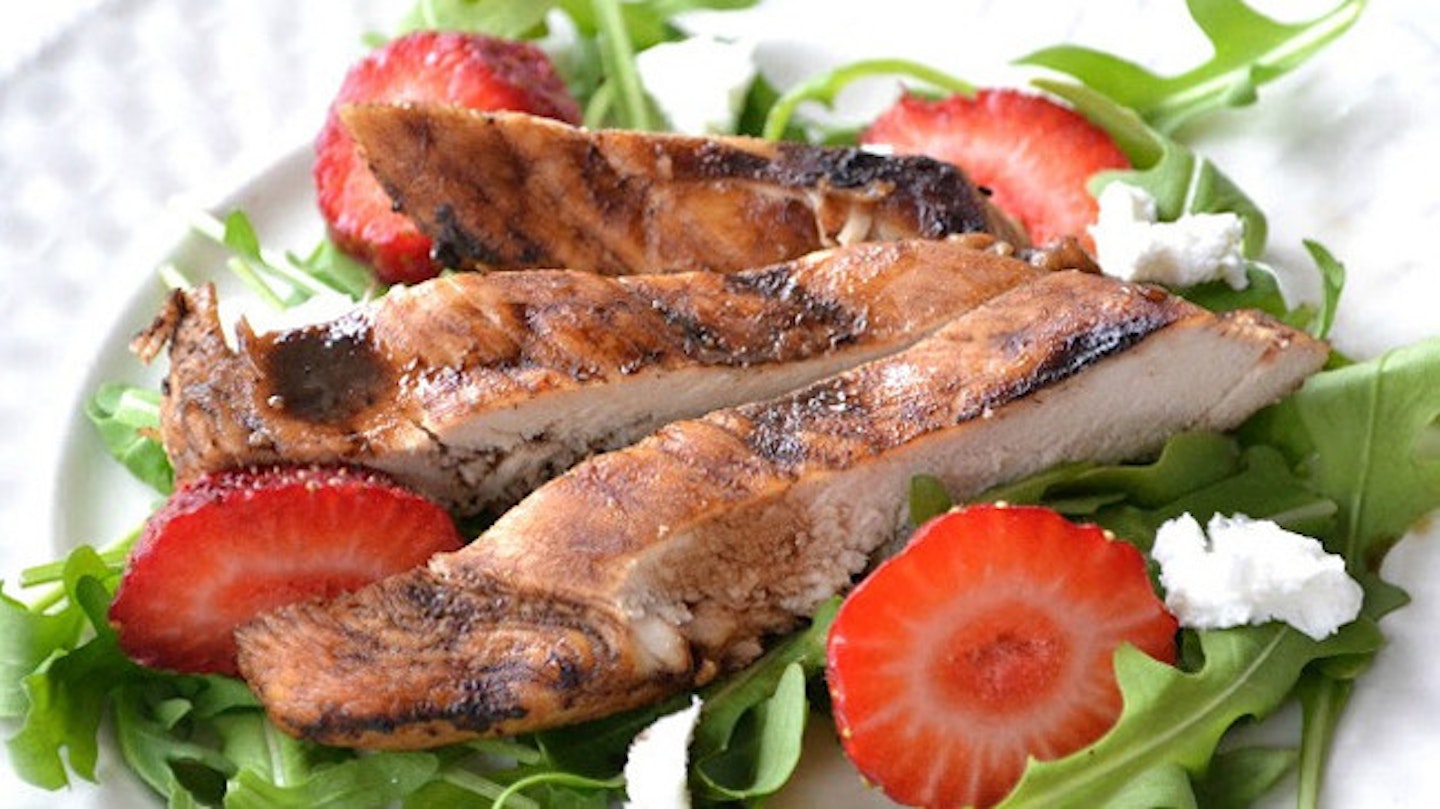 chicken-strawberries