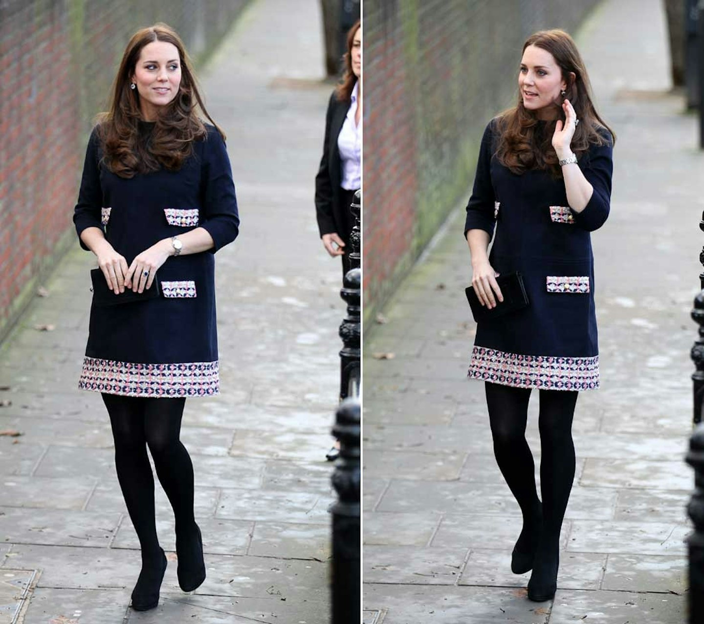 The Duchess of Cambridge wearing Madderson London