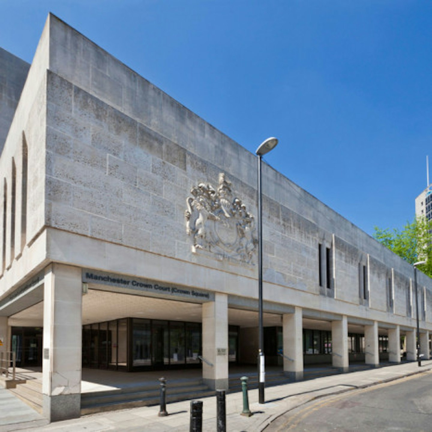 The alleged incident took place at Manchester Crown Court