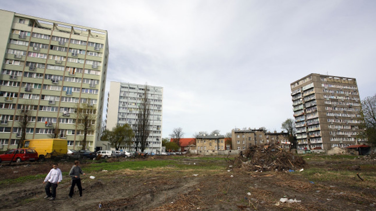 The baby's body was found on a patch of wasteland