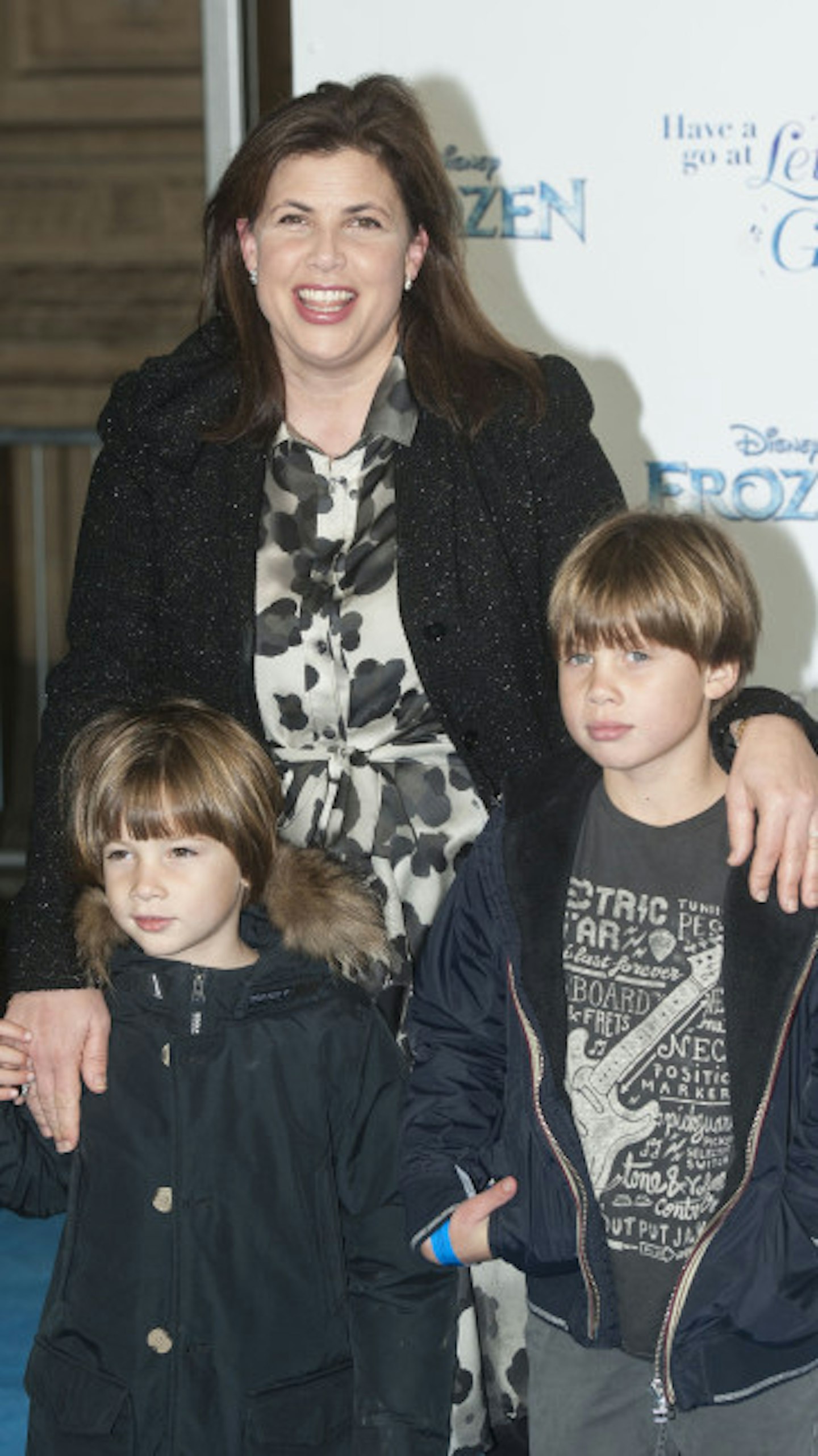 Kirstie Allsopp with her family
