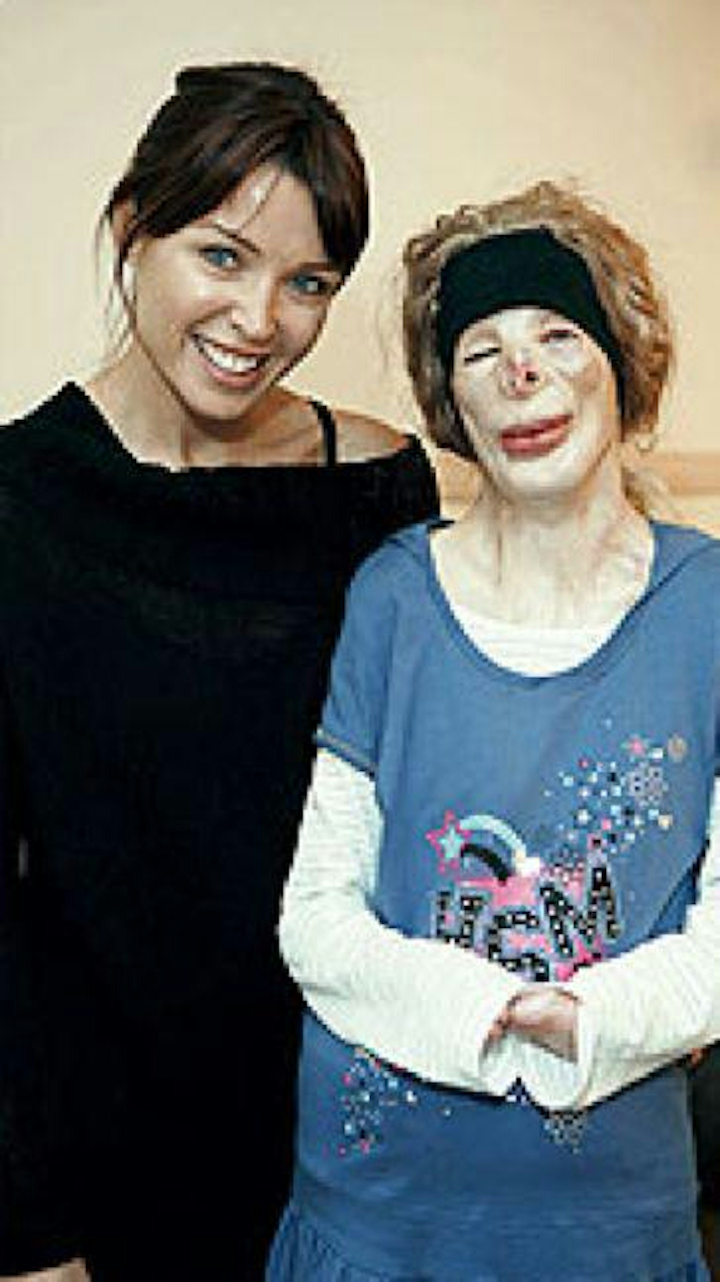 Dannii Minogue with Terri Calvesbert