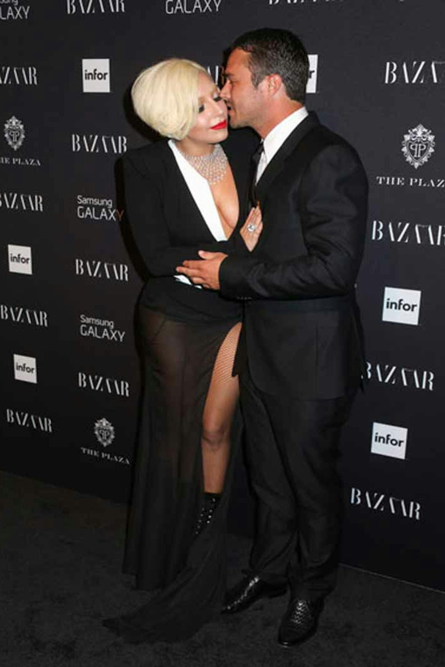 Lady Gaga and Taylor Kinney at Harper's Bazaar Celebrate Icons by Carine Outfield, New York - 05 September 2014