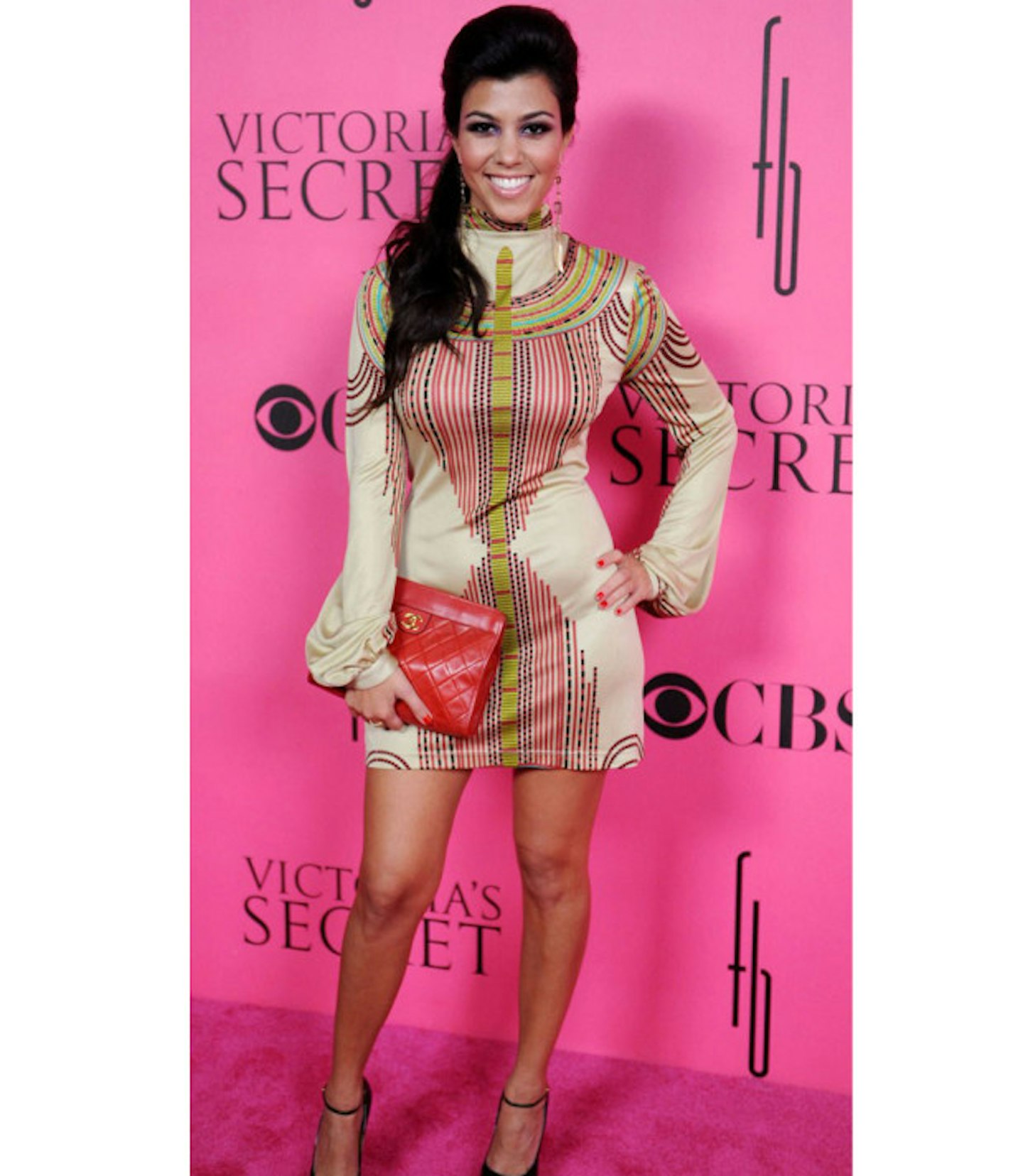 kourtney-kardashian-fashion-disaster-shift-dress-beehive