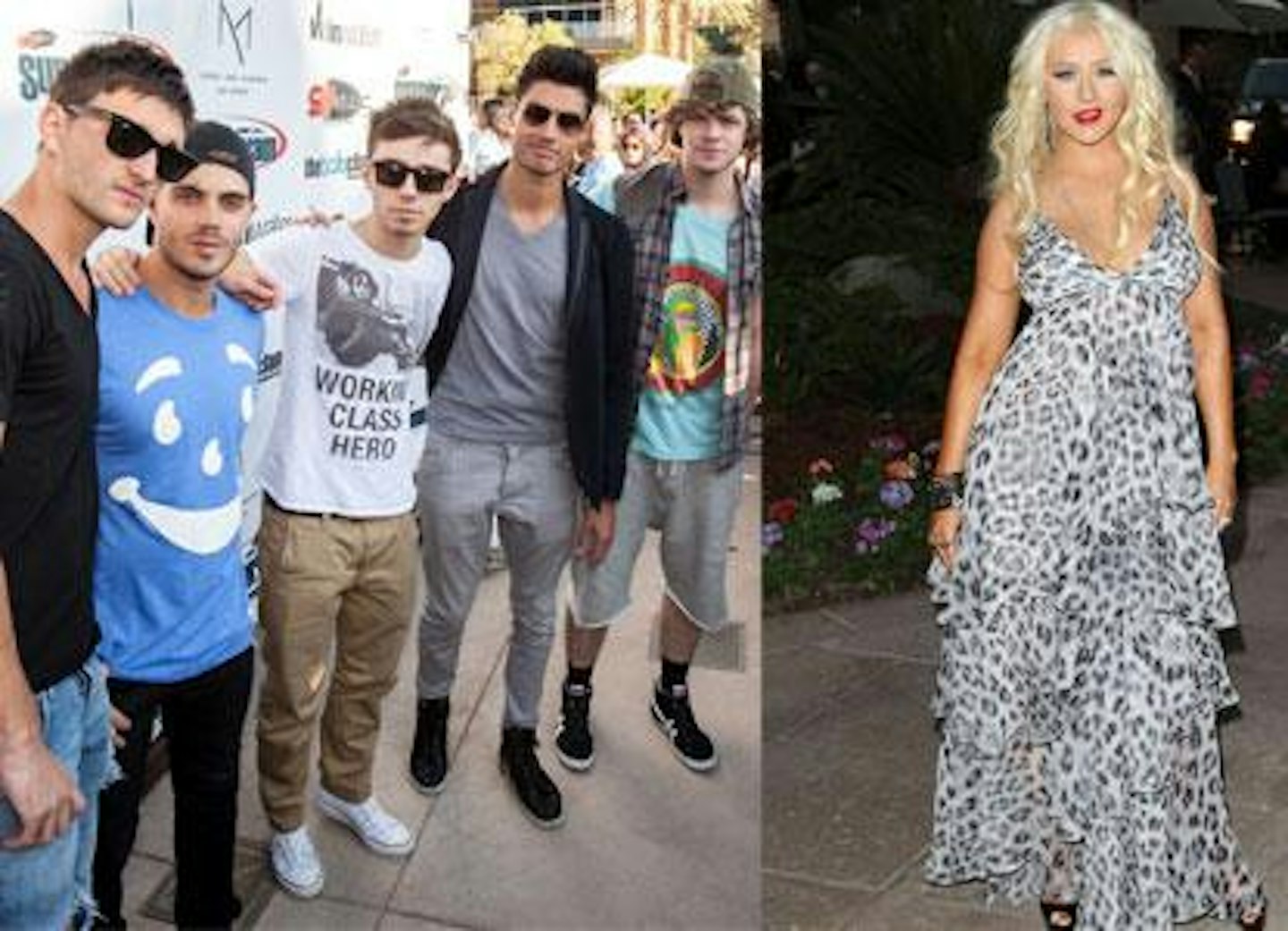 The Wanted and Christina Aguilera